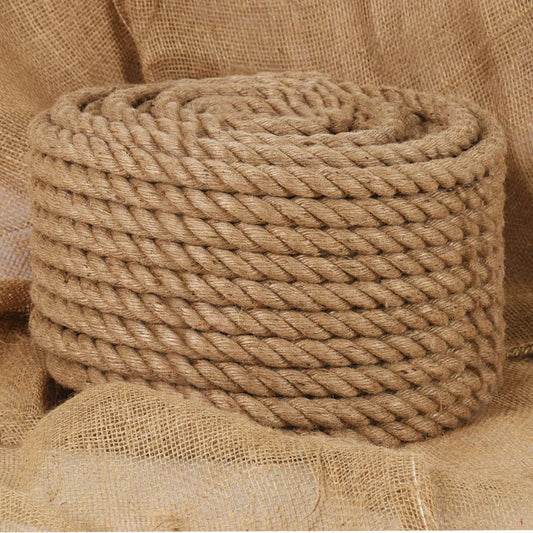 vidaXL Jute Rope 25 m Long 20 mm Thick