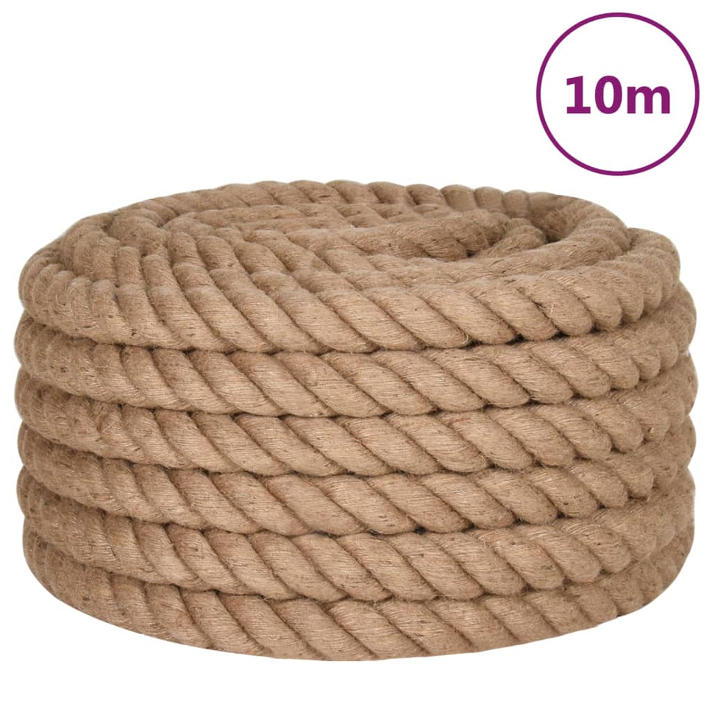 vidaXL Jute Rope 10 m Long 36 mm Thick