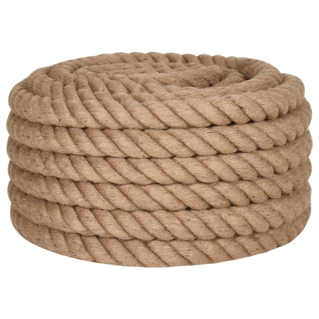vidaXL Jute Rope 25 m Long 36 mm Thick