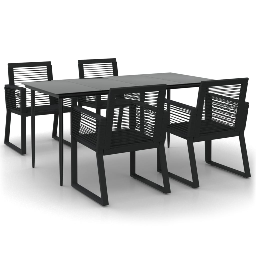Garden Dining Set | Black