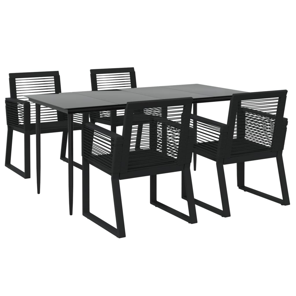 Garden Dining Set | Black