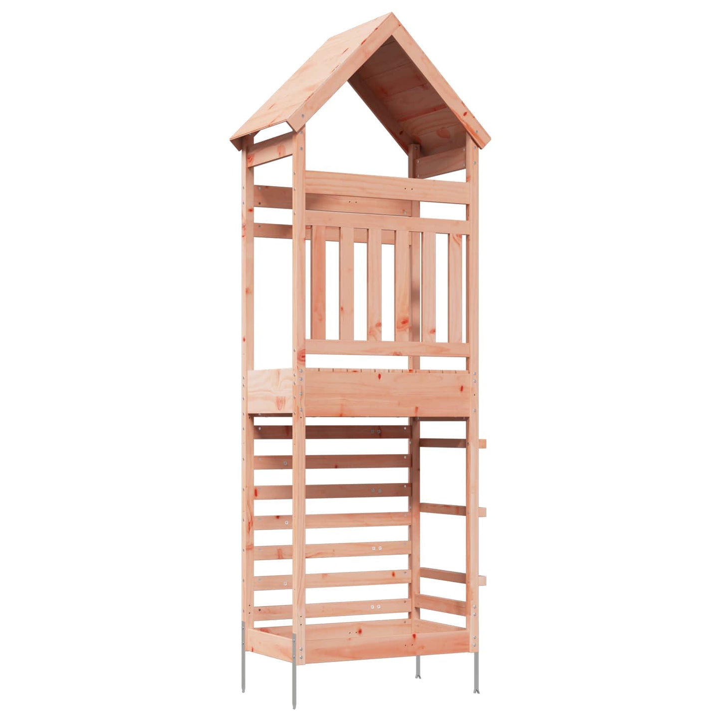 Outdoor Play Tower Natural 53 x 85 x 264 cm Solid Douglas Wood