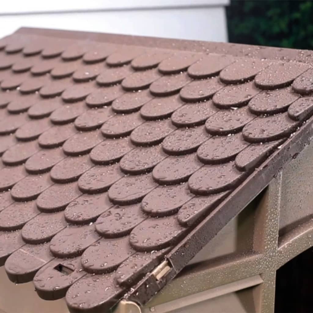 Dog House Brown 86x84x82 cm Polypropylene
