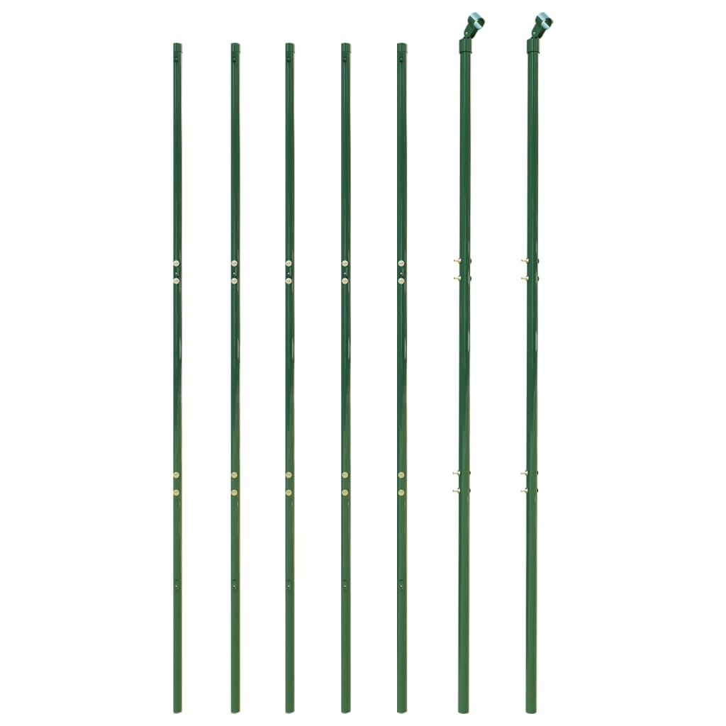 vidaXL Chain Link Fence Green 2.2x10 m