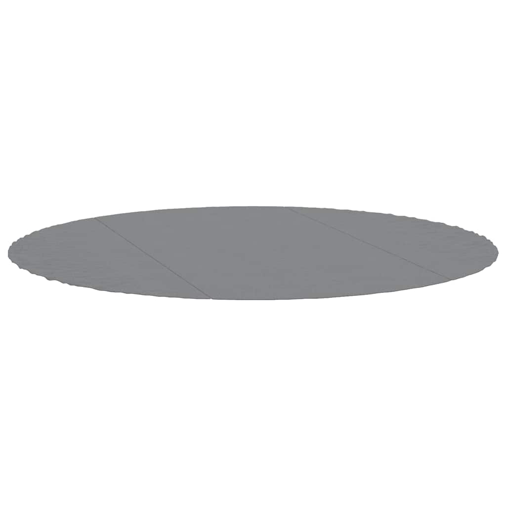 94216 vidaXL Pool Ground Cloth Light Grey Ø306 cm Polyester Geotextile