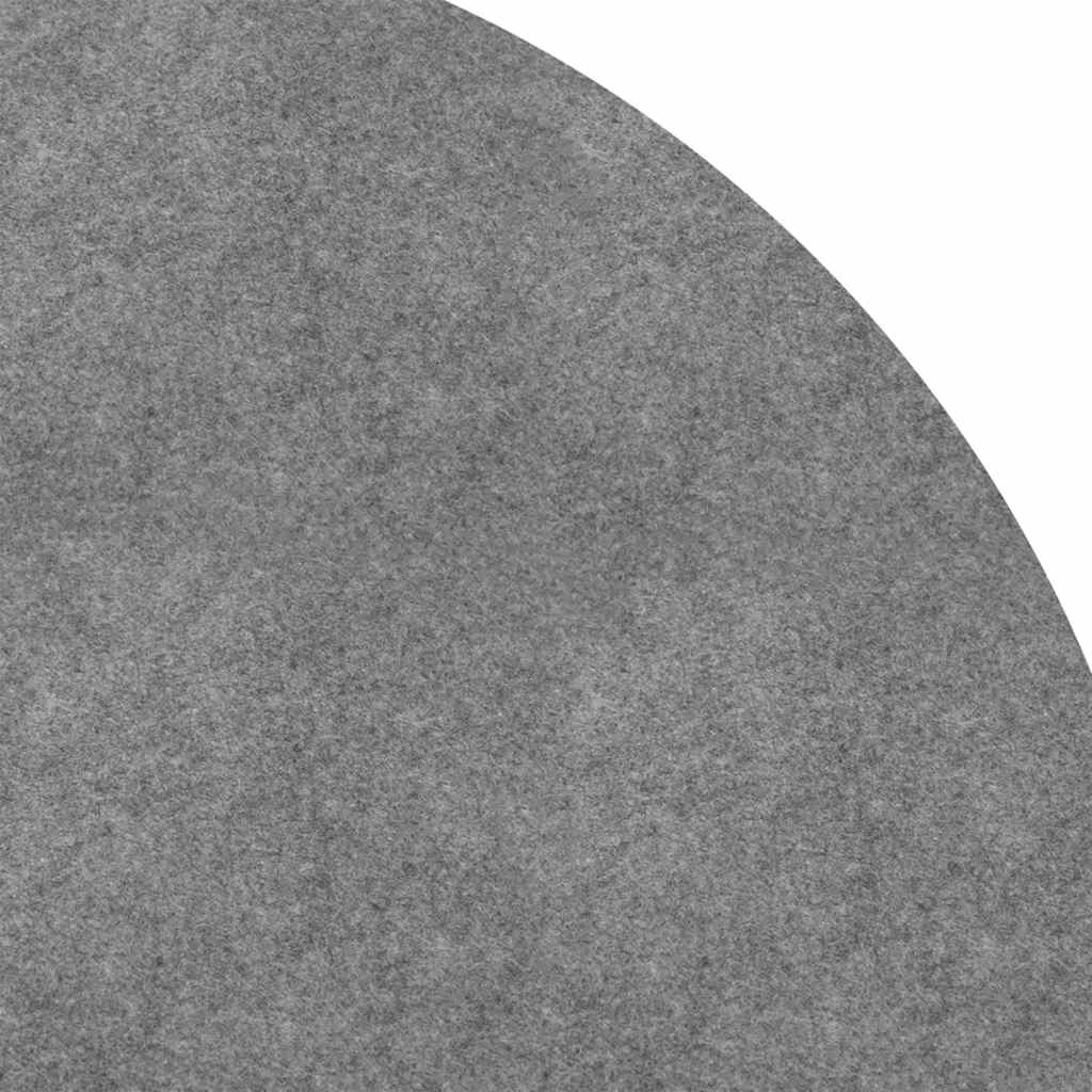 94216 vidaXL Pool Ground Cloth Light Grey Ø306 cm Polyester Geotextile