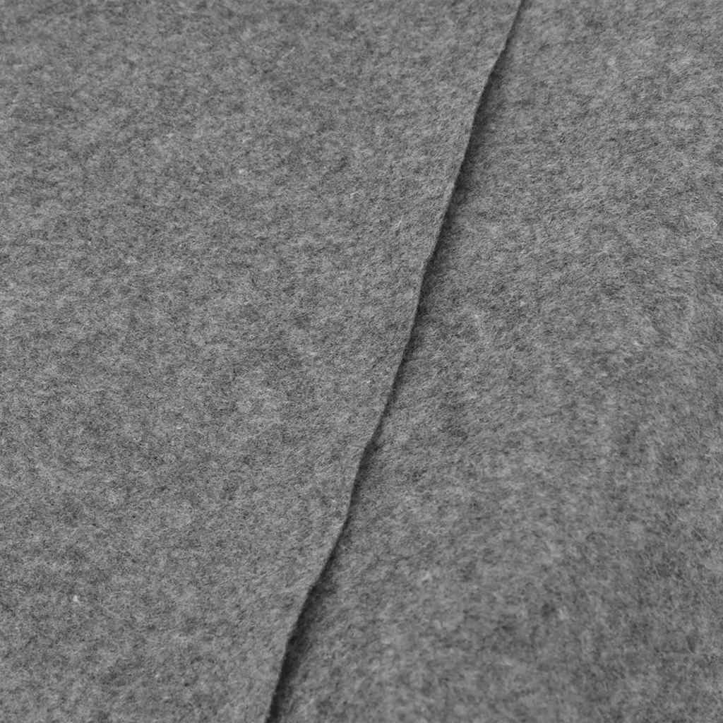 94216 vidaXL Pool Ground Cloth Light Grey Ø306 cm Polyester Geotextile
