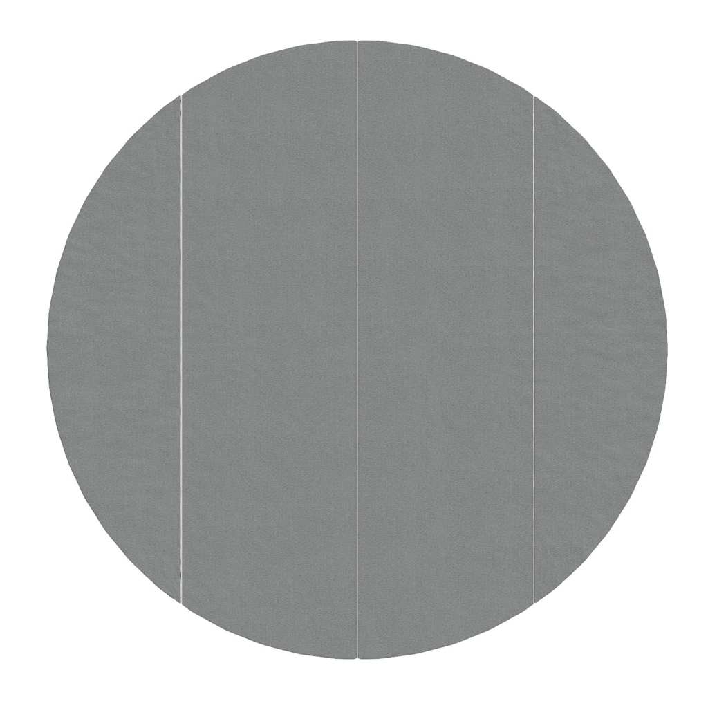 94220 vidaXL Pool Ground Cloth Light Grey Ø458 cm Polyester Geotextile