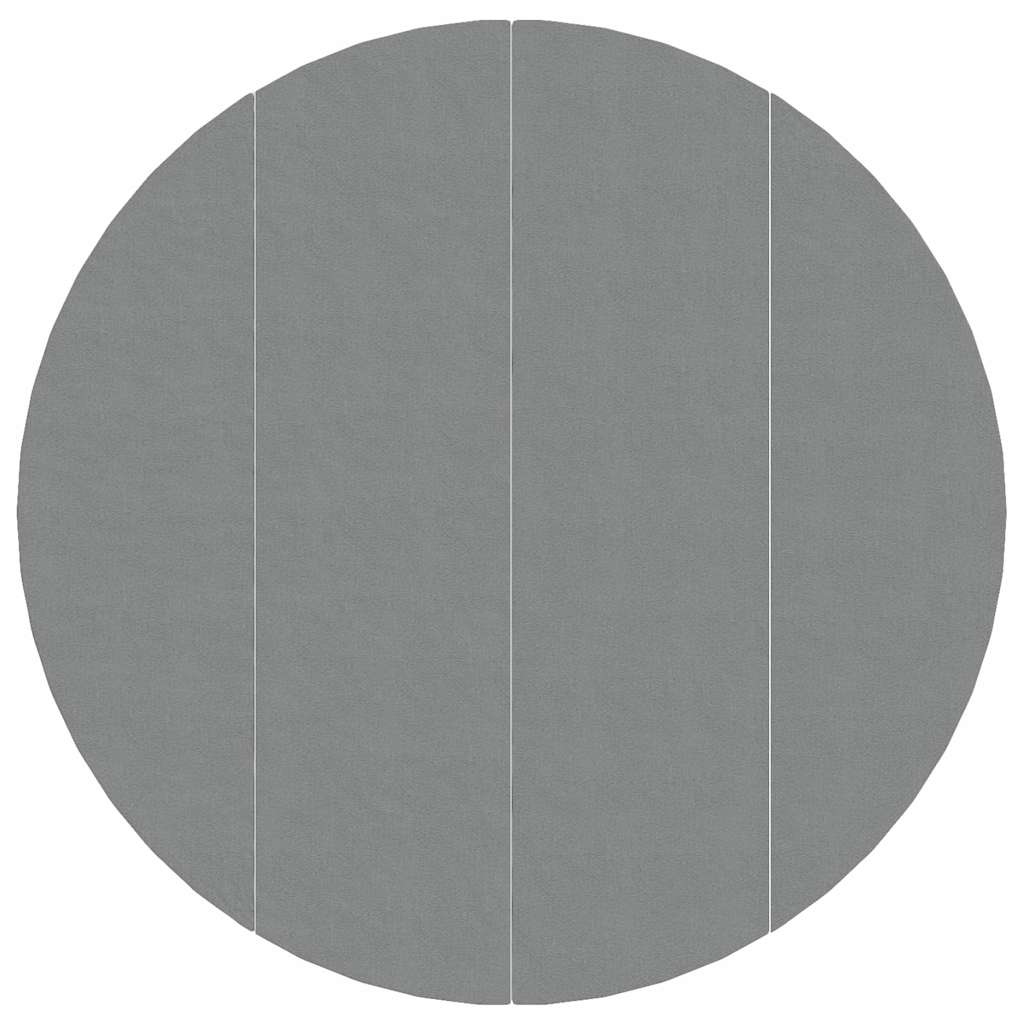 94221 vidaXL Pool Ground Cloth Light Grey Ø500 cm Polyester Geotextile