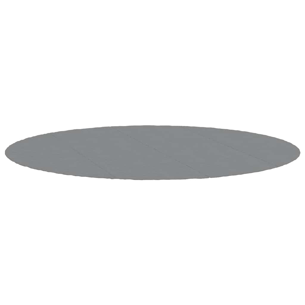 94229 vidaXL Pool Ground Cloth Light Grey Ø500 cm Polyester Geotextile