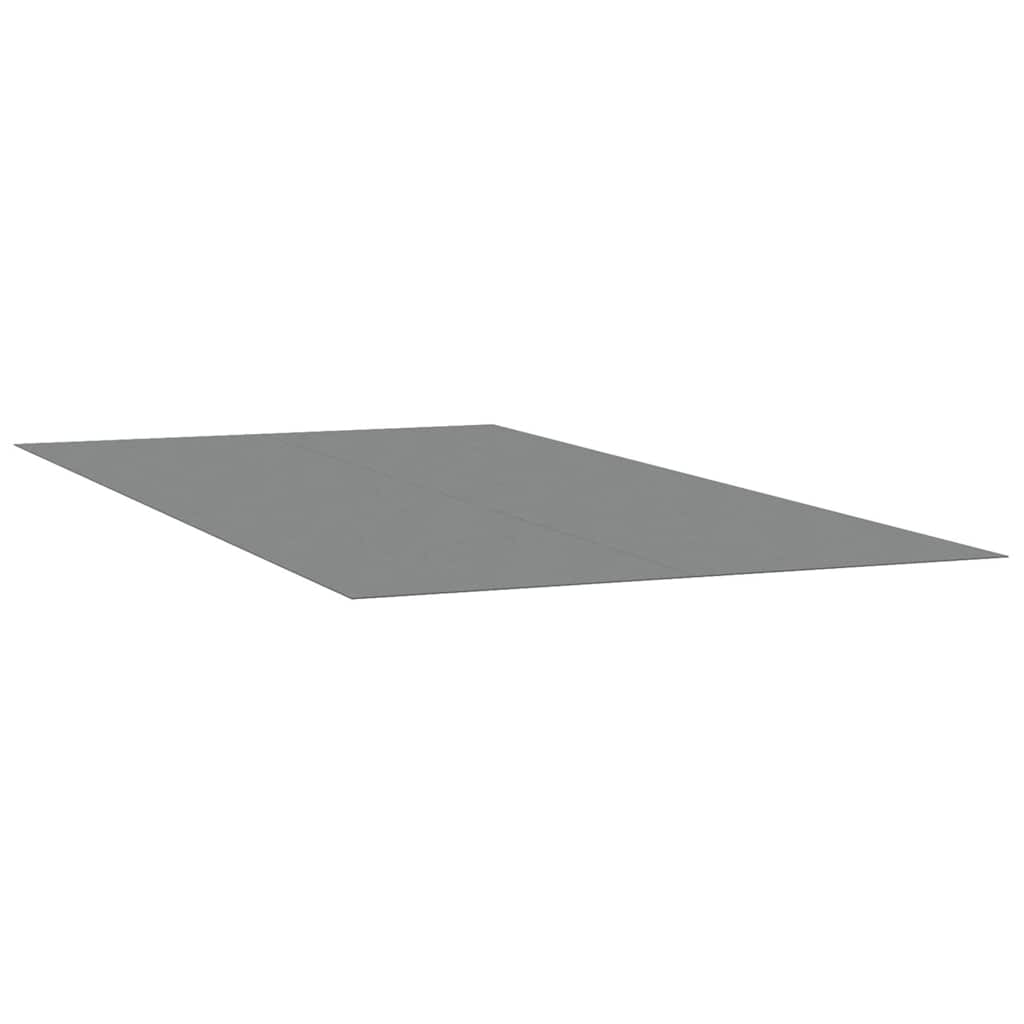 94233 vidaXL Pool Ground Cloth Light Grey 500x250 cm Polyester Geotextile