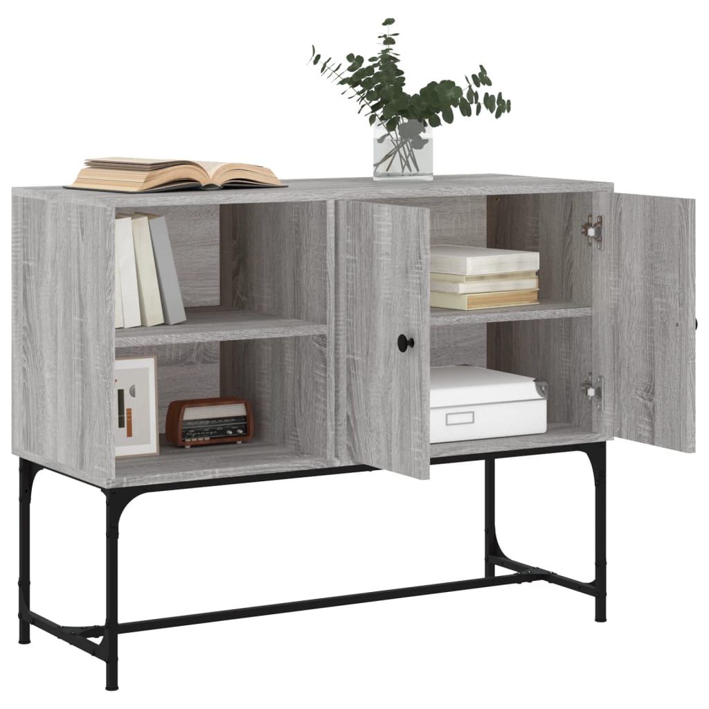 Sideboard Grey Sonoma 100x40x79.5 cm Engineered Wood