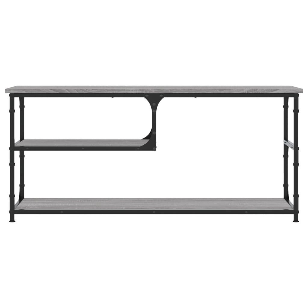 TV Cabinet Grey Sonoma 103x38x46,5 cm Engineered Wood and Steel