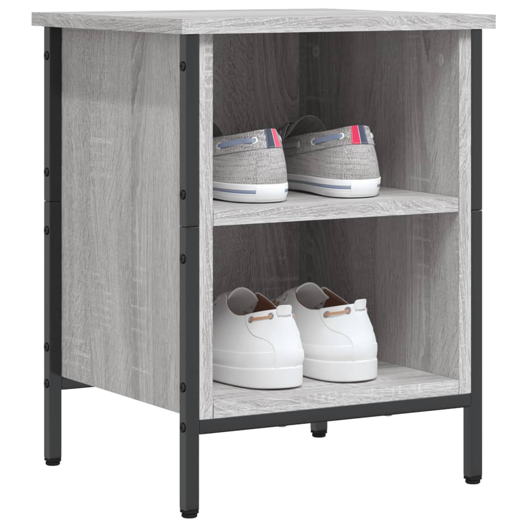 Shoe Cabinet Grey Sonoma Holds multiple pairs of shoes