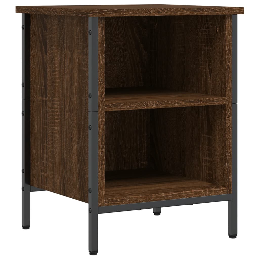 Shoe Cabinet Brown Oak 2 compartments for shoes