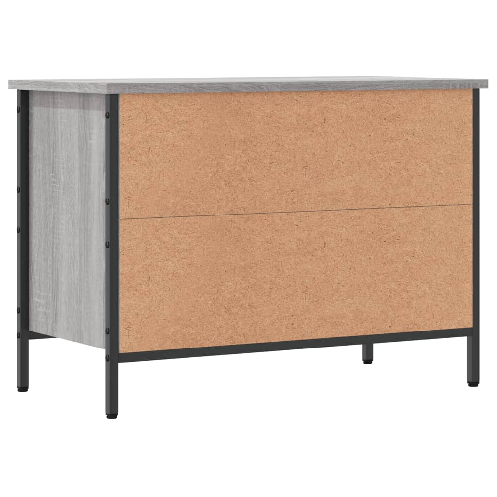 Shoe Cabinet Grey Sonoma 4 compartments