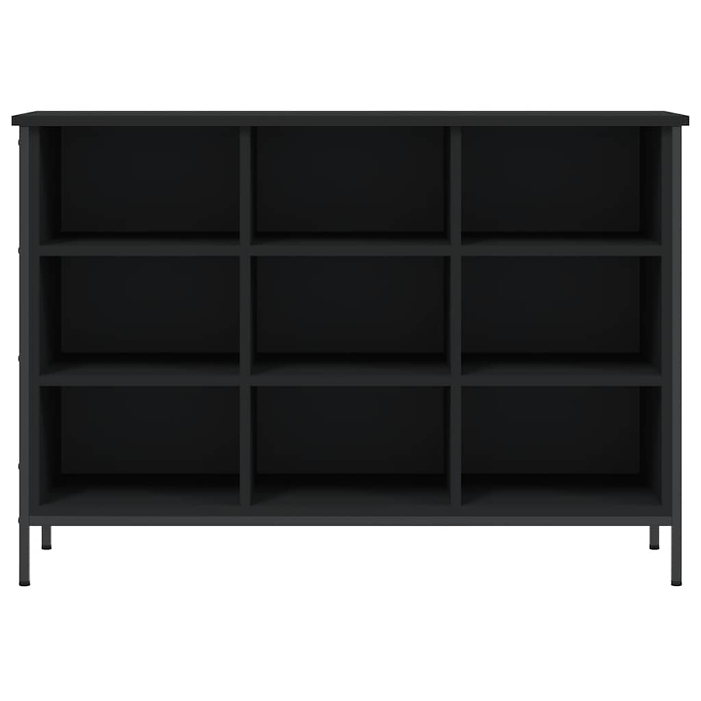 Shoe Cabinet Black 100x35x70 cm Engineered Wood