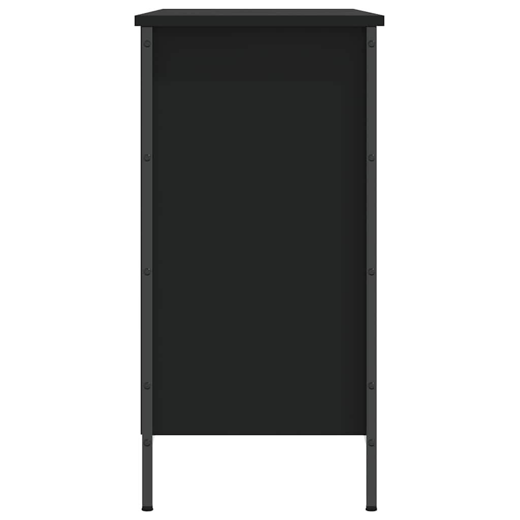 Shoe Cabinet Black 9 compartments for storing shoes