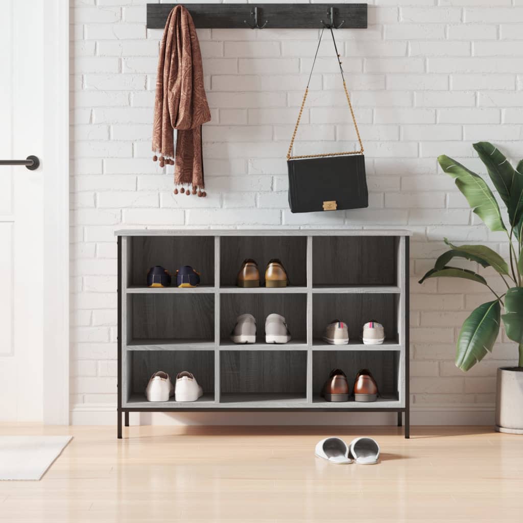 Shoe Cabinet Grey Sonoma 9 pairs of shoes