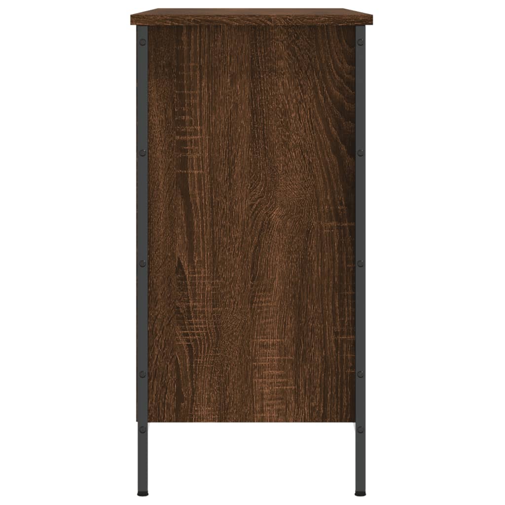 Shoe Cabinet Brown Oak 9 compartments