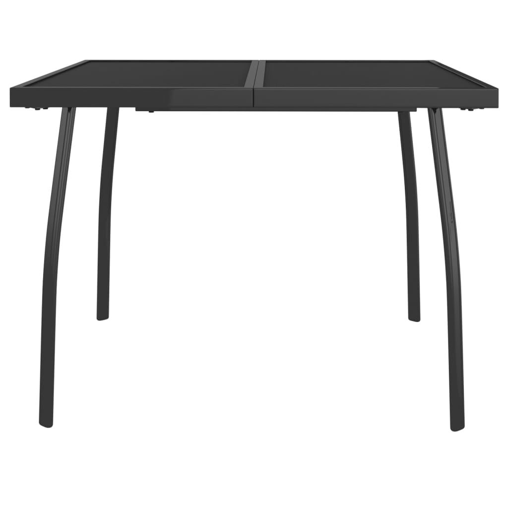 vidaXL Garden Table Anthracite 100x100x72 cm Steel Mesh