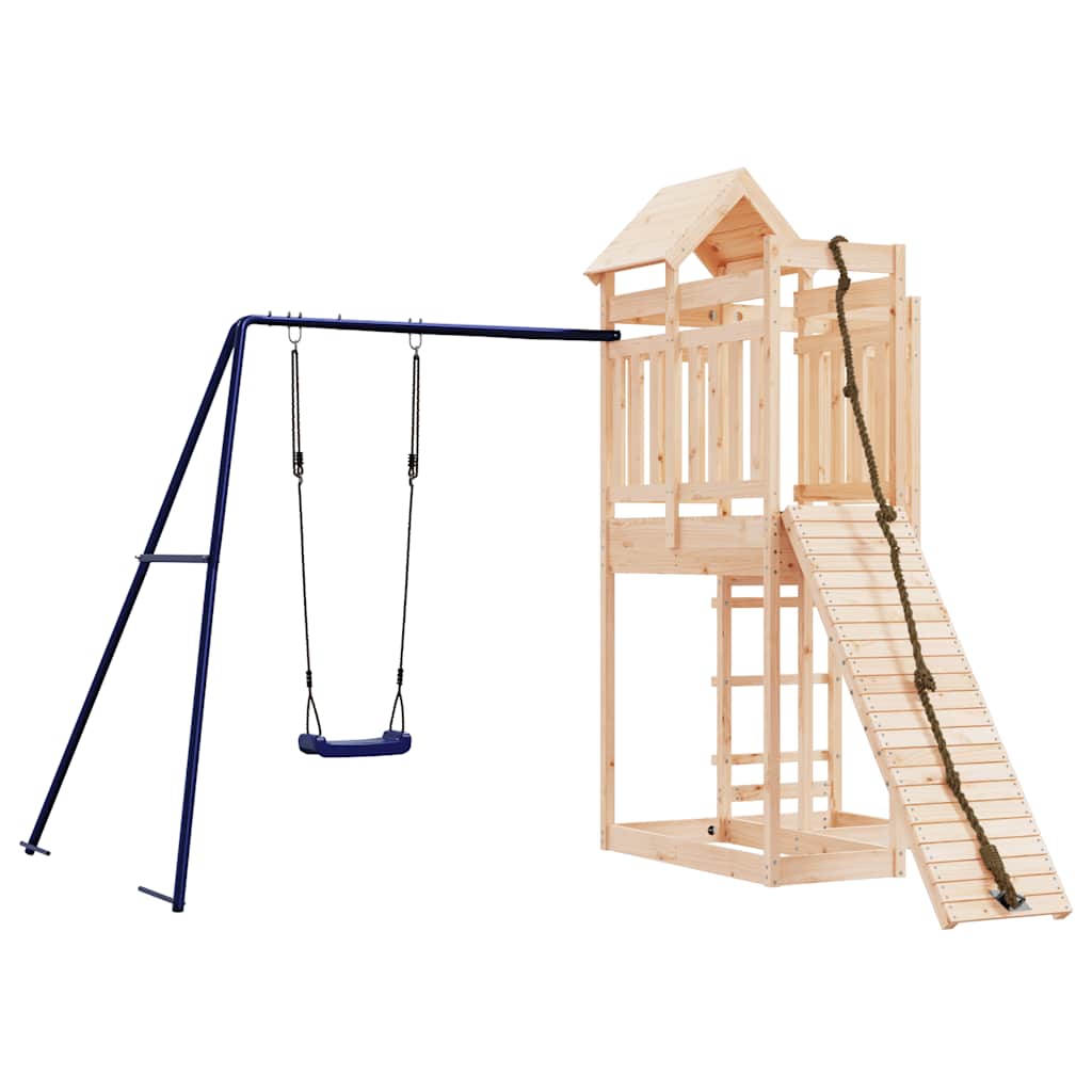Outdoor Playset Solid Wood Pine
