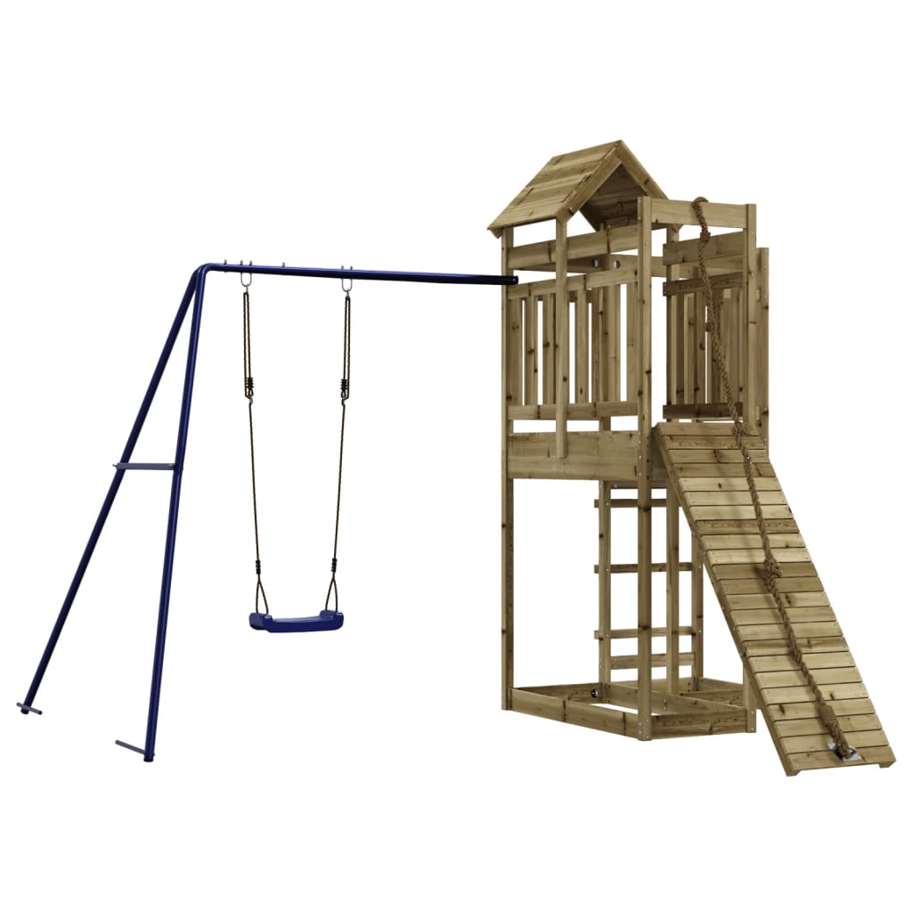 vidaXL Outdoor Playset Impregnated Wood Pine