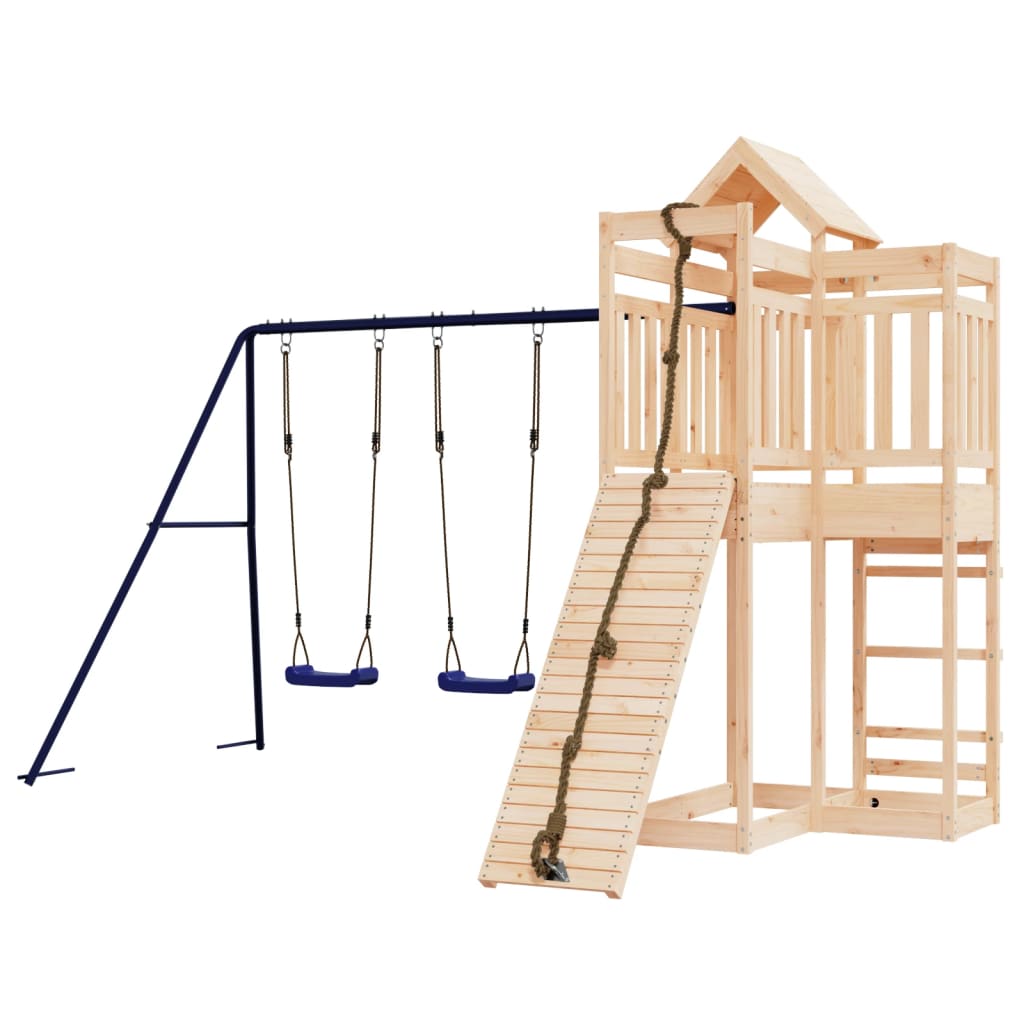 vidaXL Outdoor Playset Solid Wood Pine