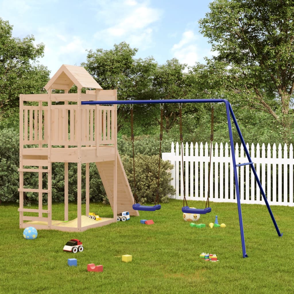 vidaXL Outdoor Playset Solid Wood Pine