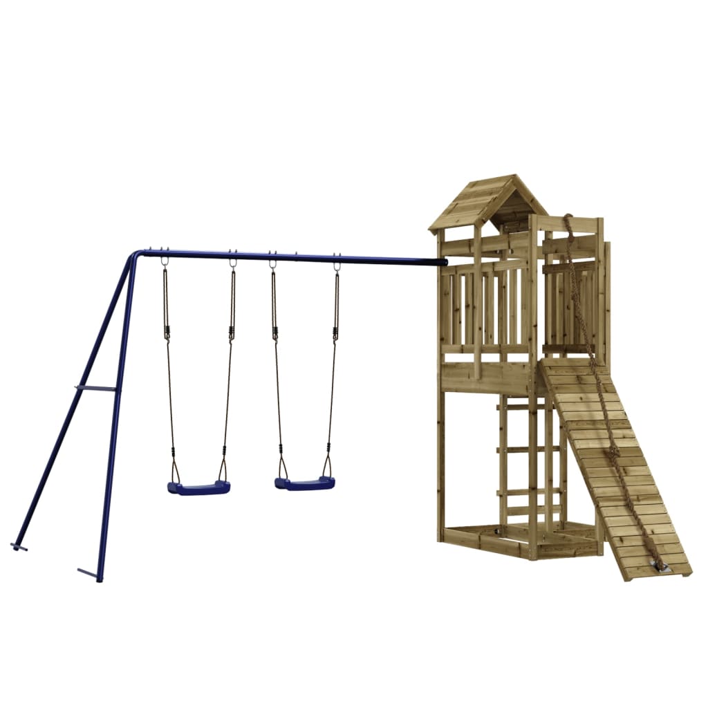 vidaXL Outdoor Playset Impregnated Wood Pine