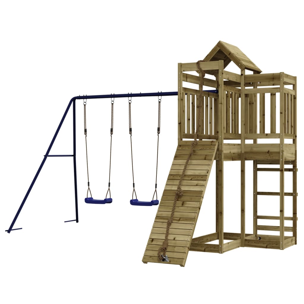 vidaXL Outdoor Playset Impregnated Wood Pine