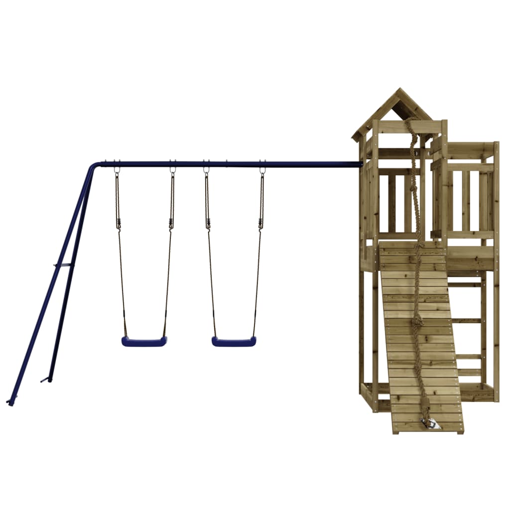 vidaXL Outdoor Playset Impregnated Wood Pine