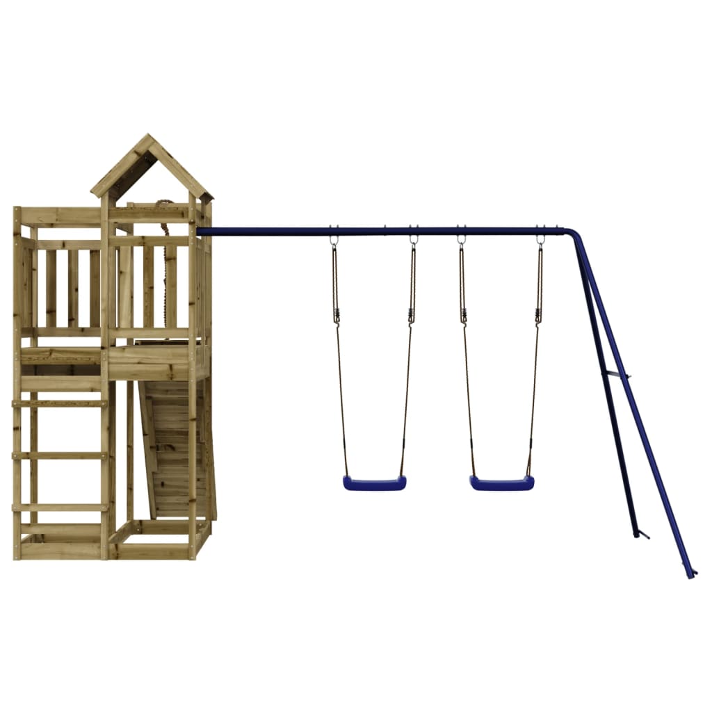 vidaXL Outdoor Playset Impregnated Wood Pine