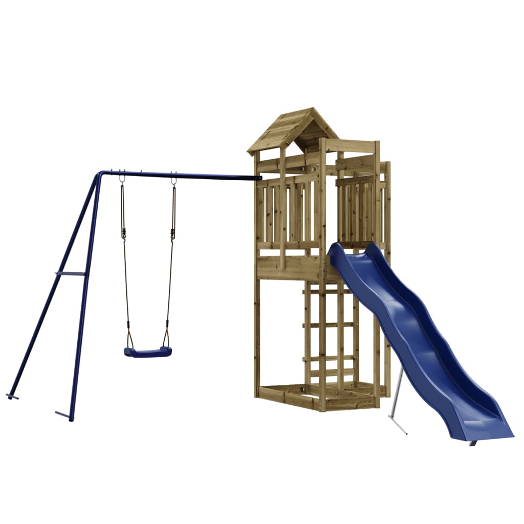 vidaXL Outdoor Playset Impregnated Wood Pine