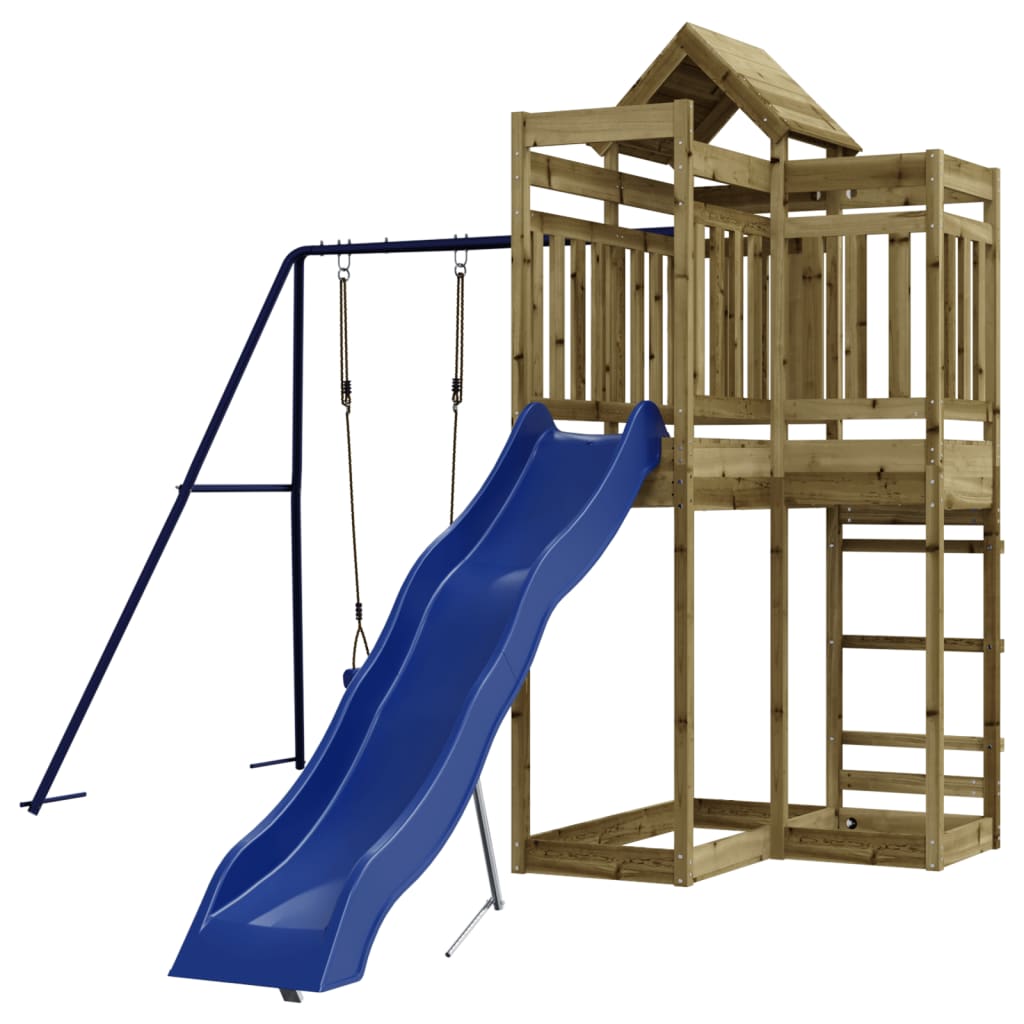 vidaXL Outdoor Playset Impregnated Wood Pine