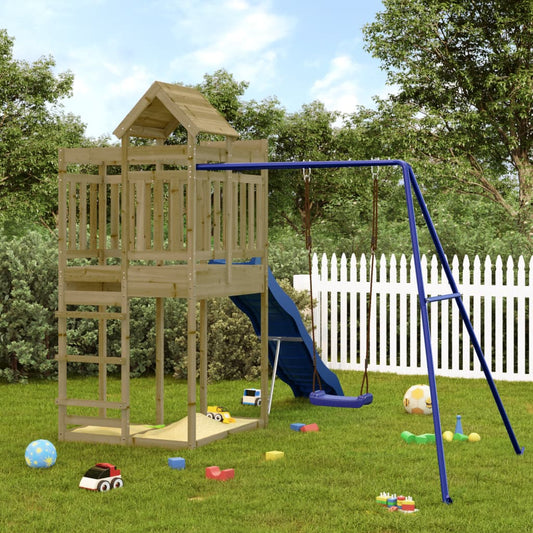 vidaXL Outdoor Playset Impregnated Wood Pine