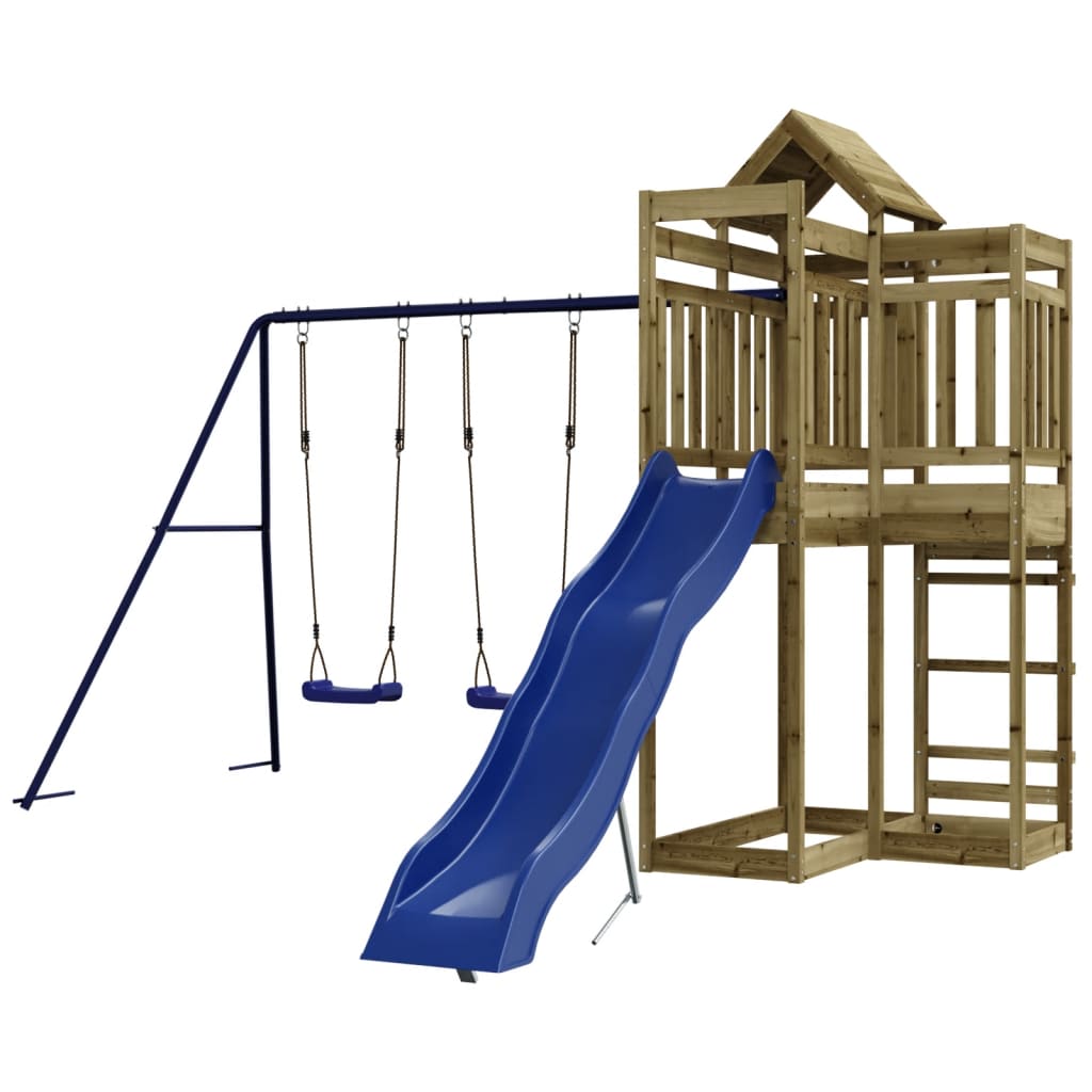 vidaXL Outdoor Playset Impregnated Wood Pine