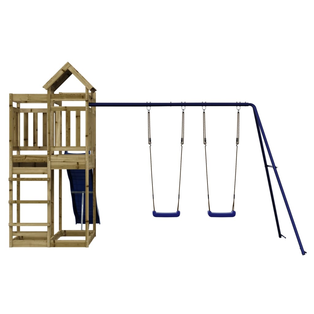 vidaXL Outdoor Playset Impregnated Wood Pine