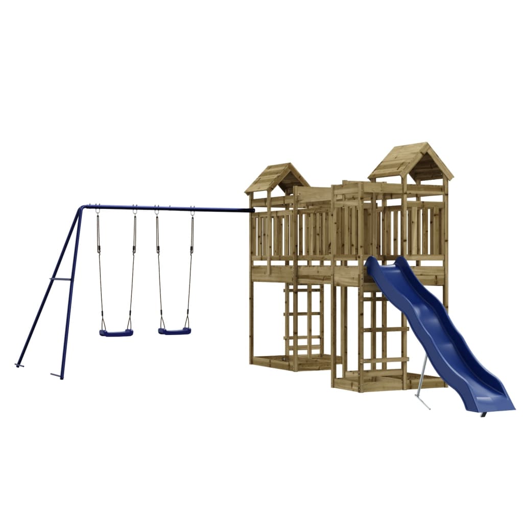 vidaXL Outdoor Playset Impregnated Wood Pine