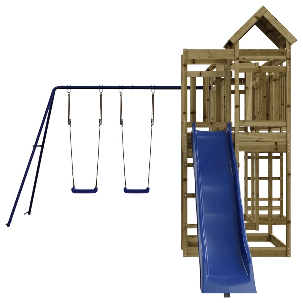 vidaXL Outdoor Playset Impregnated Wood Pine