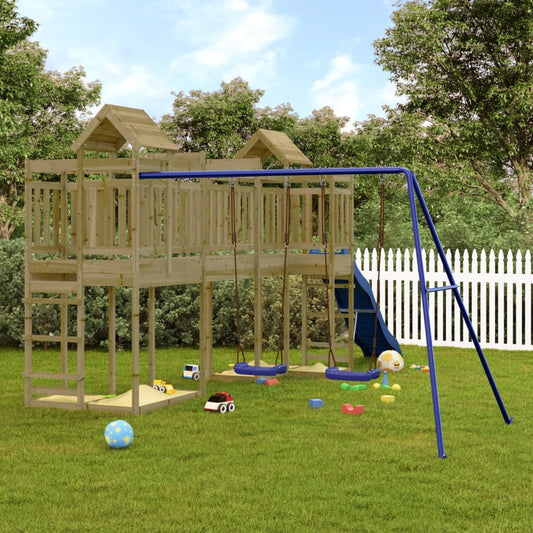 vidaXL Outdoor Playset Impregnated Wood Pine