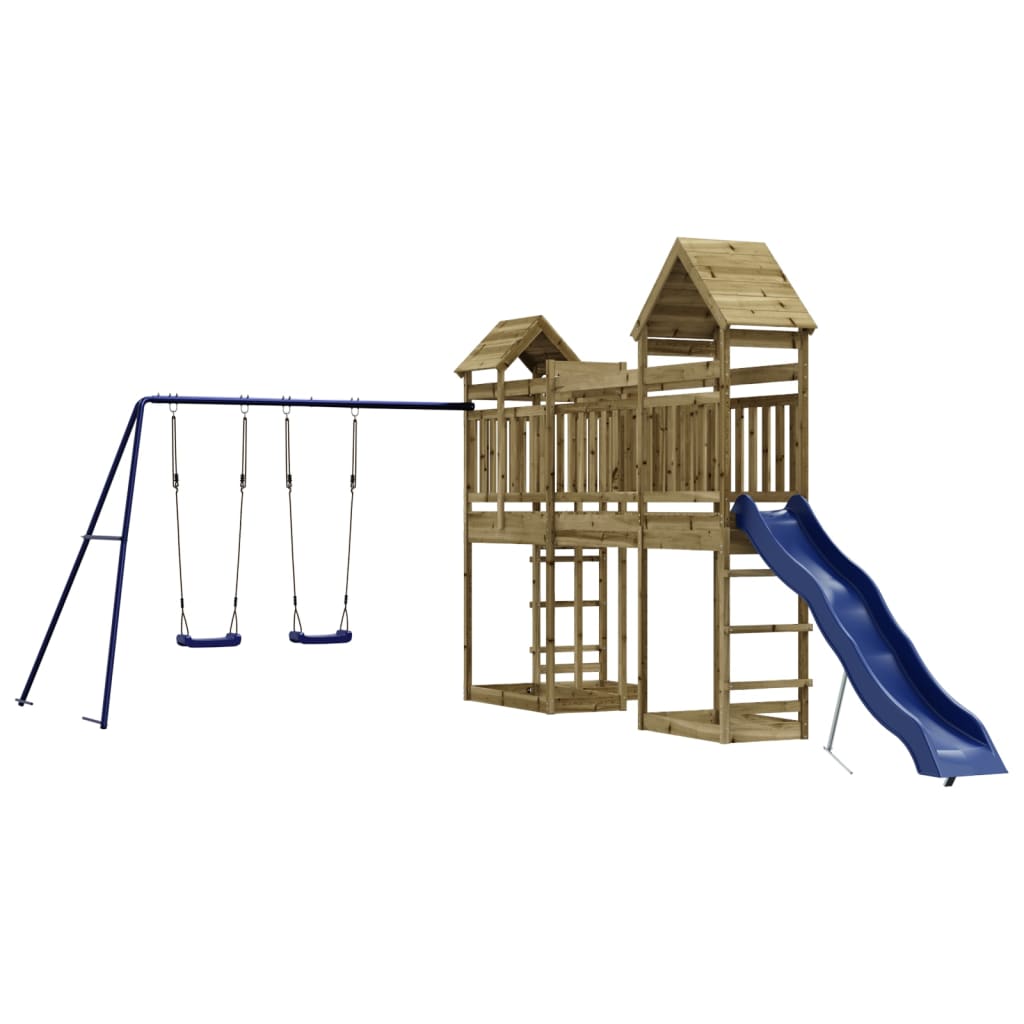 vidaXL Outdoor Playset Impregnated Wood Pine