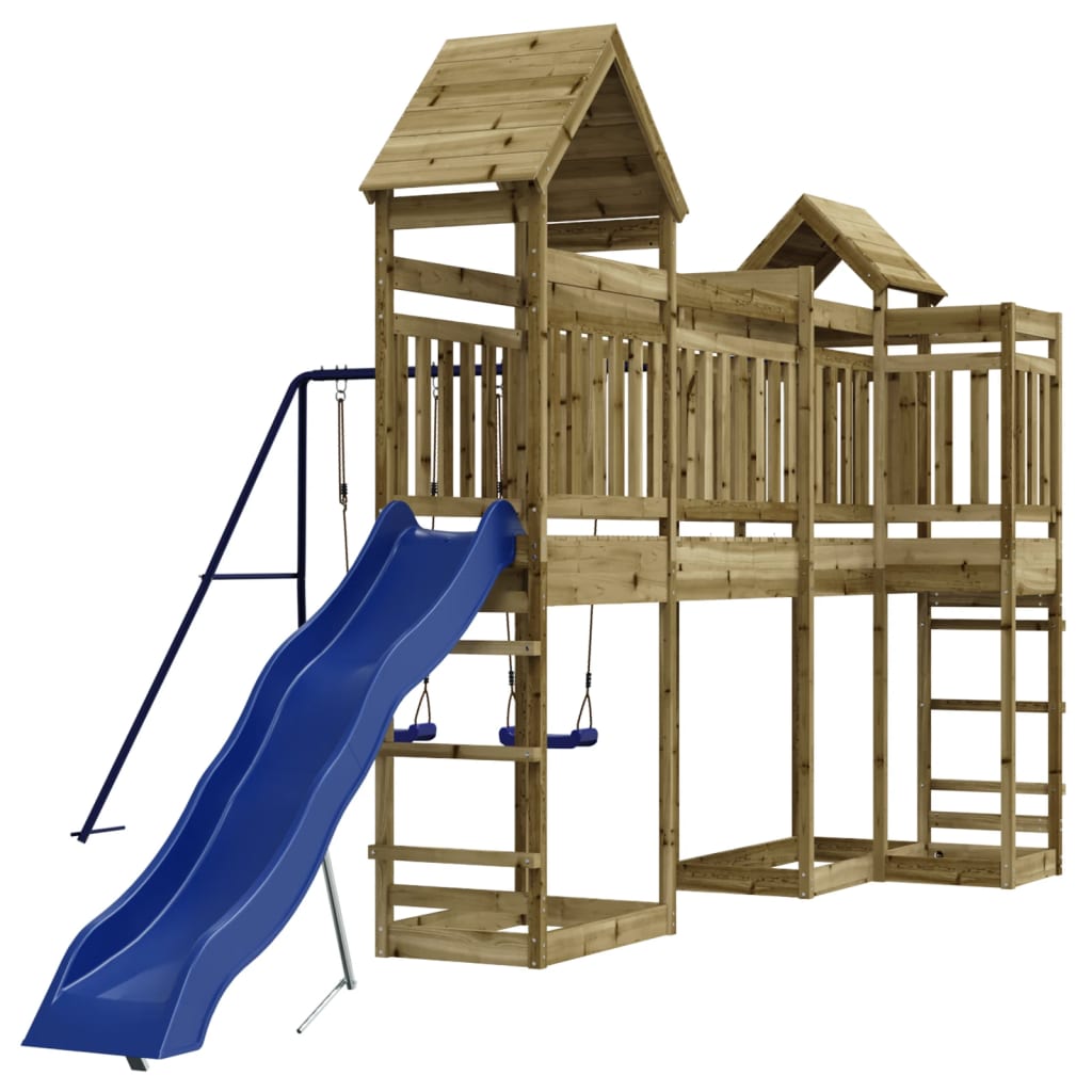 vidaXL Outdoor Playset Impregnated Wood Pine