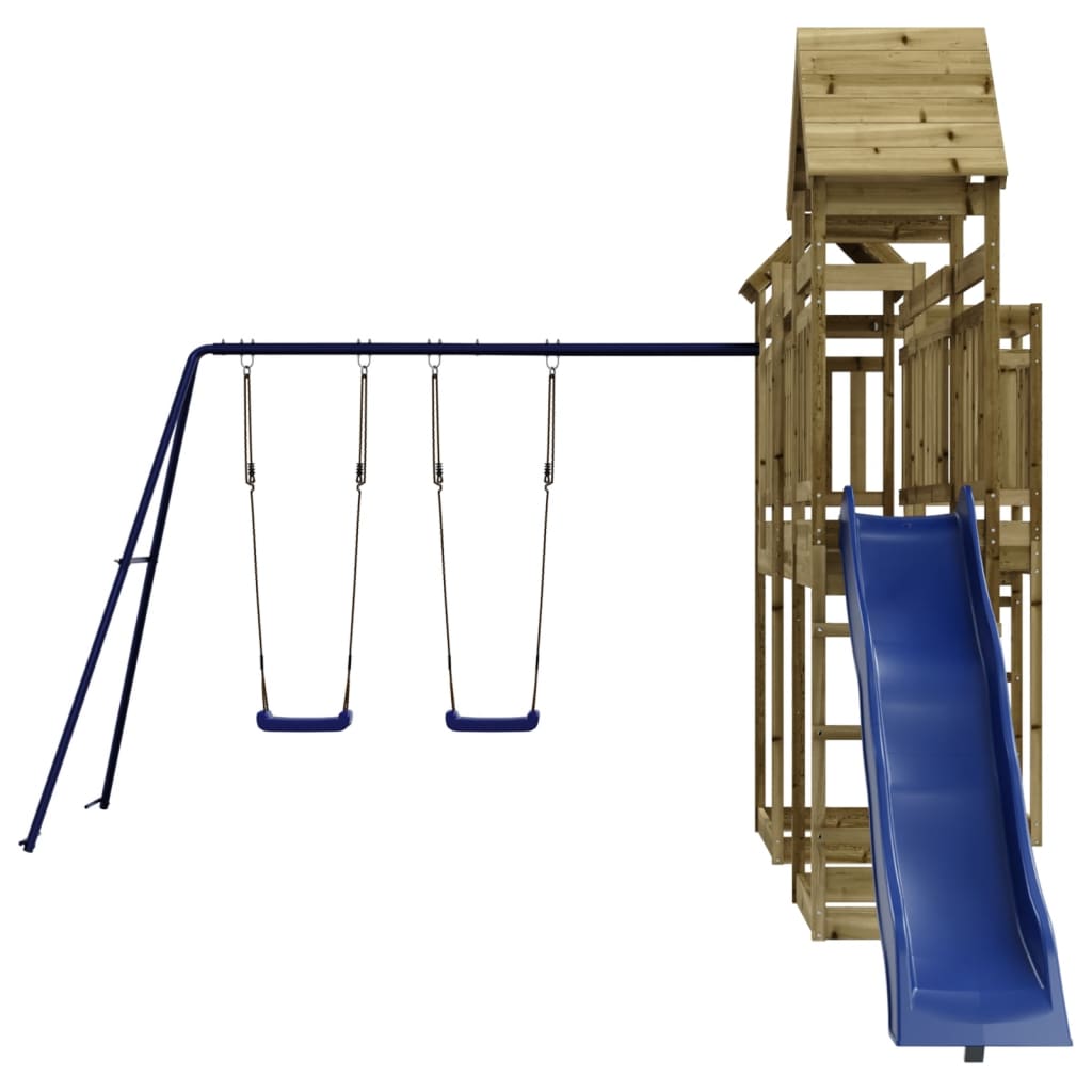 vidaXL Outdoor Playset Impregnated Wood Pine