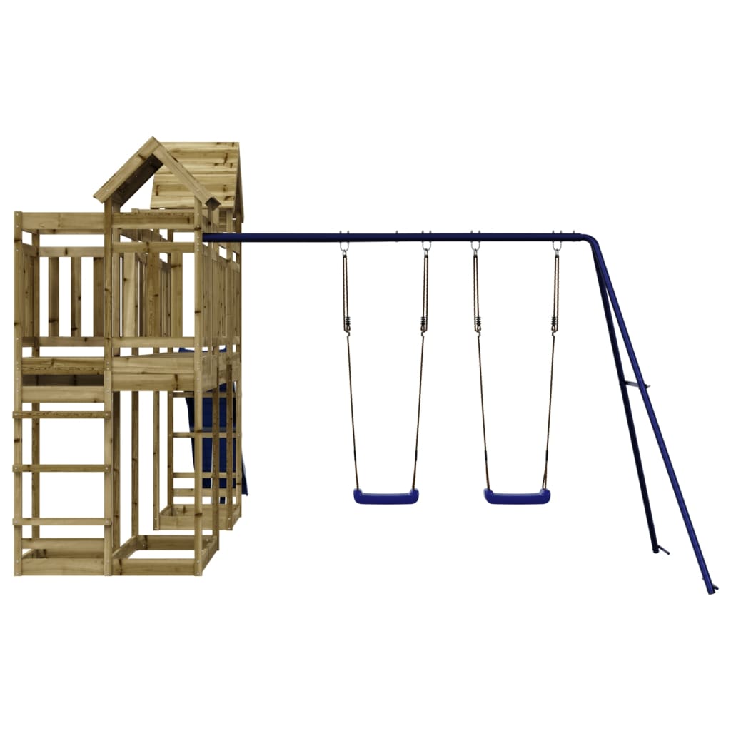 vidaXL Outdoor Playset Impregnated Wood Pine