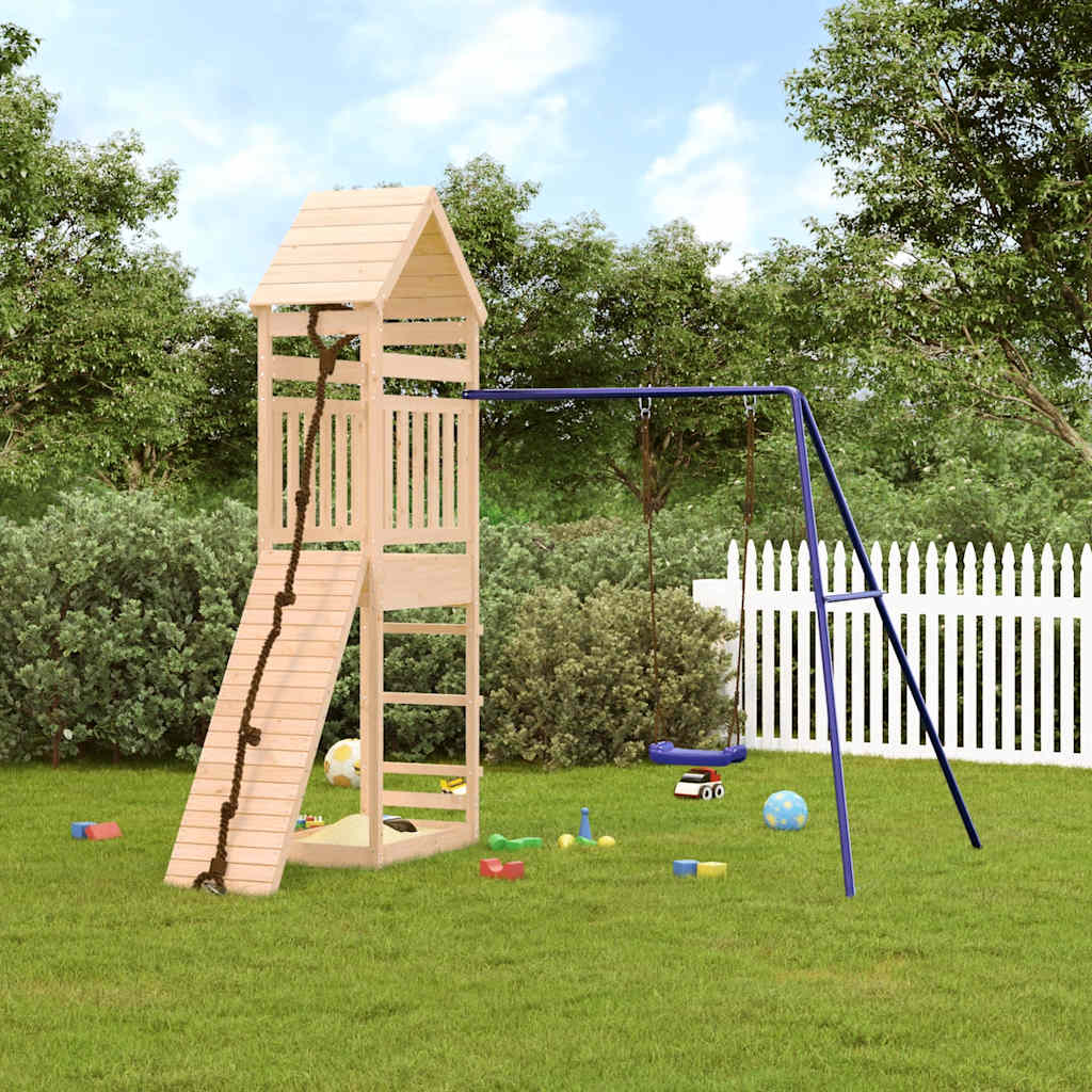 vidaXL Outdoor Playset Solid Wood Pine