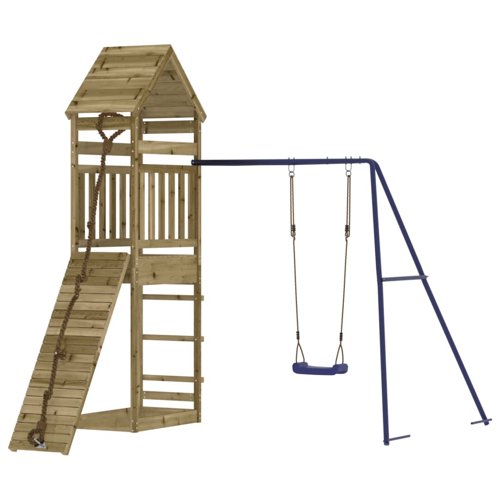 vidaXL Outdoor Playset Impregnated Wood Pine