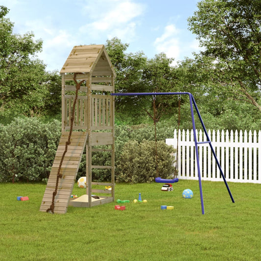 vidaXL Outdoor Playset Impregnated Wood Pine