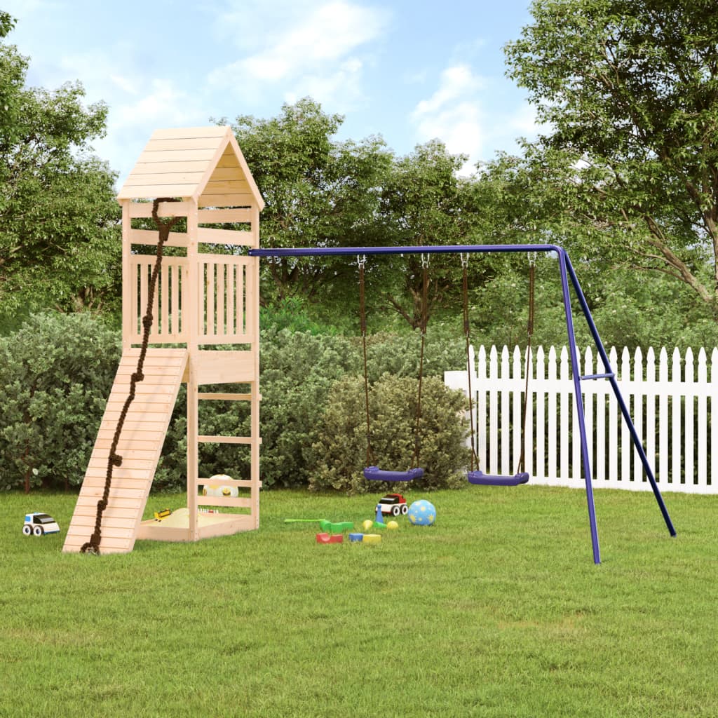 vidaXL Outdoor Playset Solid Wood Pine