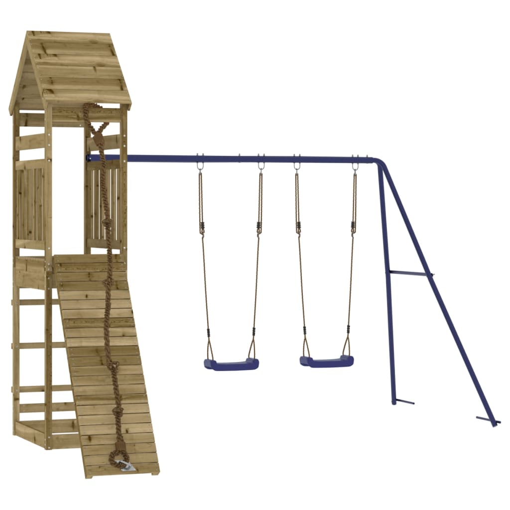 vidaXL Outdoor Playset Impregnated Wood Pine